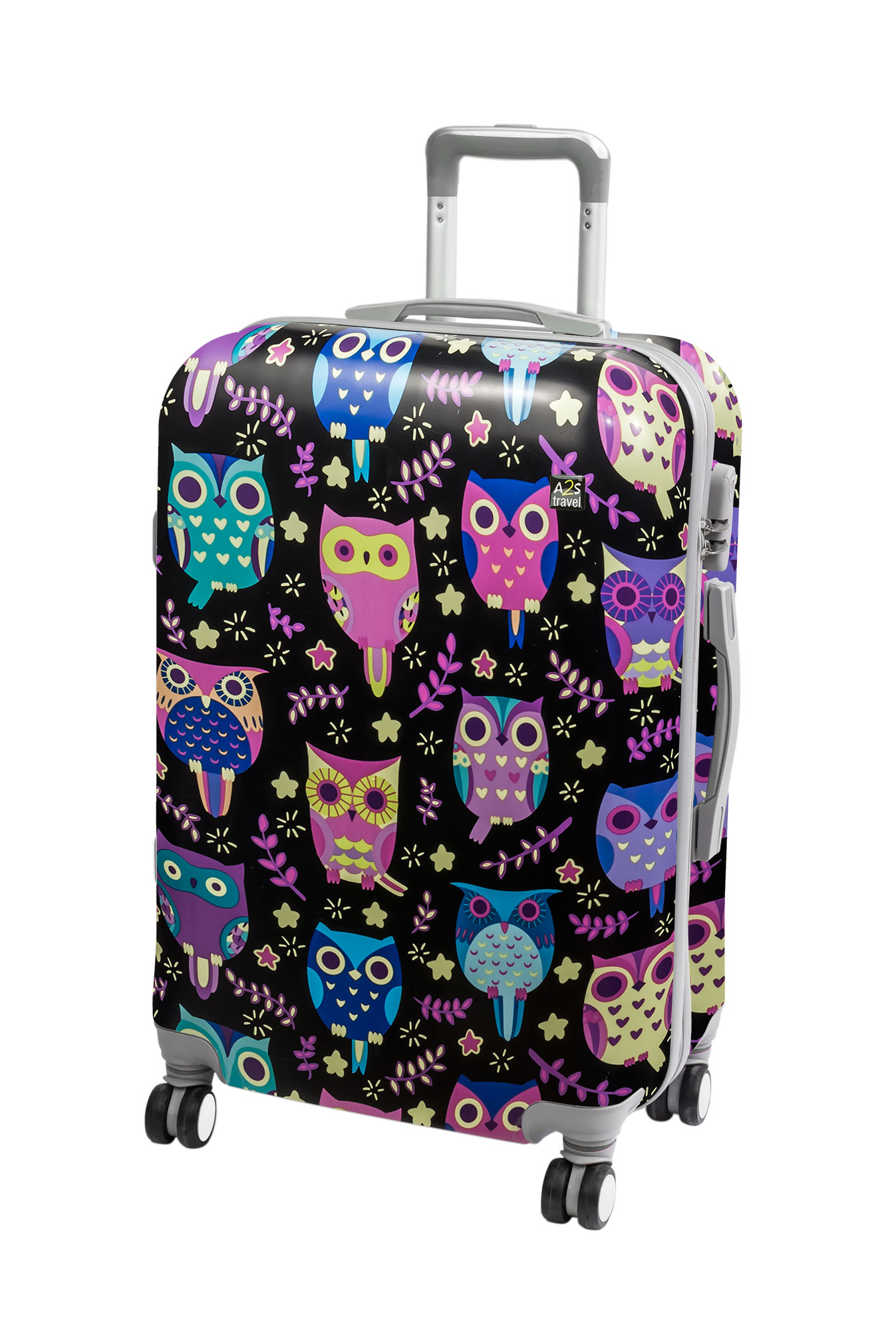 A2S Cabin trolley suitcase Owls Colored (55x35x22cm)