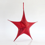 Αστερι Υφασματινο, Κοκκινο Μεταλλικο, 40cm