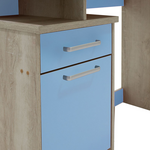 Γραφείο Εργασίας Looney Pakoworld Χρώμα Castillo-Μπλε 100x55x75εκ