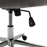 Καρέκλα Γραφείου Διευθυντή Kido Pakoworld με Βελούδο Γκρι