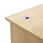 Γραφείο Εργασίας Επαγγελματικό Amazon Pakoworld Χρώμα Sonoma 150x75x75εκ