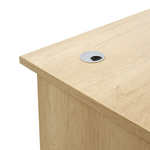 Γραφείο Εργασίας Επαγγελματικό Amazon Pakoworld Χρώμα Sonoma 180x75x75εκ