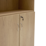 Βιβλιοθήκη Γραφείου Επαγγελματική Amazon Pakoworld Χρώμα Sonoma 80x40x200εκ