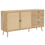 Μπουφές Oslo Pakoworld Sonoma 150x39x79εκ