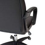 Καρέκλα Γραφείου Διευθυντή Roby Pakoworld με pu Χρώμα Μαύρο