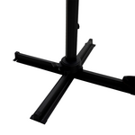 Ομπρέλα Επαγγελματική Κρεμαστή 360 Μοιρών Raffaella Pakoworld Αλουμινίου 3x3m Ανθρακί