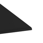 Επιφάνεια Τραπεζιού Scenic Pakoworld Werzalit Μαύρο 80x80εκ Πάχους 35mm