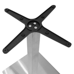 Βάση Τραπεζιού bar Μεσαίου Ύψους Soar Pakoworld Αλουμινίου 45x45x94εκ