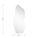 Καθρέπτης Ιrregular 1 Pakoworld 50x1x120εκ