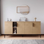 Μπουφές Tajesy Pakoworld Μελαμίνης oak 180x40x78εκ