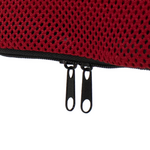 Καρέκλα Γραφείου Διευθυντή Joel i Pakoworld με Ύφασμα Mesh Μαύρο-Κόκκινο 60x60x109-118εκ