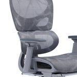 Καρέκλα Γραφείου Διευθυντή με Υποπόδιο Thelonius Pakoworld Mesh Γκρι