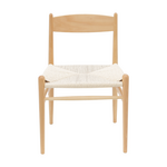 Καρέκλα Conan Pakoworld Φυσικό Ξύλο Oξιάς-Έδρα Φυσικό Σχοινί 52x46x78εκ