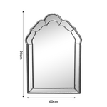 Καθρέπτης Xoton Inart Χρυσό Μέταλλο 60x3x90εκ