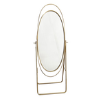 Καθρέπτης Erikson Inart Χρυσό Μέταλλο 66x39x171εκ
