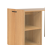 Πολυμορφικό Ντουλάπι-Γραφείο Εργασίας Tivizual Pakoworld Πτυσσόμενο Sonoma Μελαμίνης 140x60x72εκ