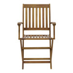 Πολυθρόνα Joter Pakoworld Πτυσσόμενη Ξύλο Ακακίας Φυσικό 53x60x90εκ