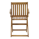 Πολυθρόνα Joter Pakoworld Πτυσσόμενη Ξύλο Ακακίας Φυσικό 53x60x90εκ