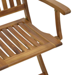 Πολυθρόνα Joter Pakoworld Πτυσσόμενη Ξύλο Ακακίας Φυσικό 53x60x90εκ