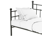 Κρεβάτι-Καναπές Havelock Pakoworld Μαύρο Μεταλλικό 90x190x98εκ