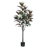 Διακοσμητικό Φυτό Mangola i σε Γλάστρα Inart Λευκό pp Υ155εκ