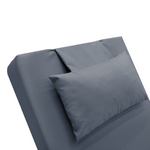 Μαξιλάρι Ξαπλώστρας Sadie Pakoworld Ύφασμα Γκρι 65x185x15εκ