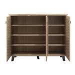 Παπουτσοθήκη-Ντουλάπι Mantam Pakoworld 16 Ζεύγων Χρώμα Sonoma 115,5x40x92εκ