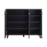 Παπουτσοθήκη-Ντουλάπι Mantam Pakoworld 16 Ζεύγων Χρώμα Καρυδί 115,5x40x92εκ