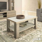 Τραπέζι Σαλονιού Riano Pakoworld Χρώμα Sonoma 89,5x49,5x42,5εκ