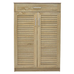 Παπουτσοθήκη-Ντουλάπι Sante Pakoworld 20 Ζεύγων Χρώμα Sonoma 80x37x123εκ