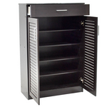 Παπουτσοθήκη-Ντουλάπι Sante Pakoworld 20 Ζεύγων Χρώμα Wenge 80x37x123εκ