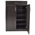 Παπουτσοθήκη-Ντουλάπι Sante Pakoworld 20 Ζεύγων Χρώμα Wenge 80x37x123εκ