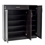 Παπουτσοθήκη-Ντουλάπι Sante Pakoworld 30 Ζεύγων Χρώμα Wenge 120x37x123εκ