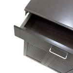 Παπουτσοθήκη-Ντουλάπι Sante Pakoworld 30 Ζεύγων Χρώμα Wenge 120x37x123εκ