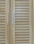 Παπουτσοθήκη-Ντουλάπα Sante Pakoworld 21 Ζεύγων Χρώμα Sonoma 60x37x183εκ