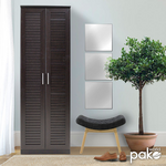 Παπουτσοθήκη-Ντουλάπα Sante Pakoworld 21 Ζεύγων Χρώμα Wenge 60x37x183εκ
