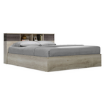 Κρεβάτι Διπλό Olympus Pakoworld Χρώμα Castillo-Toro 160x200εκ