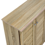 Παπουτσοθήκη-Ντουλάπι Santo Pakoworld 16  Ζεύγων Χρώμα Sonoma 89,5x34,5x91,5εκ