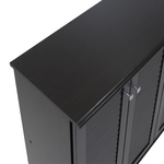 Παπουτσοθήκη-Ντουλάπι Santo Pakoworld 16 Ζεύγων Χρώμα Wenge 89,5x34,5x91,5εκ