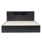 Κρεβάτι Διπλό Olympus Pakoworld Χρώμα Wenge 160x200εκ