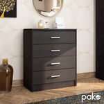 Συρταριέρα Olympus Pakoworld με 4 Συρτάρια Χρώμα Wenge 80x40x95εκ