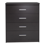 Συρταριέρα Olympus Pakoworld με 4 Συρτάρια Χρώμα Wenge 80x40x95εκ