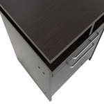 Τουαλέτα Κρεβατοκάμαρας Olympus Pakoworld με Καθρέπτη και Σκαμπό Χρώμα Wenge