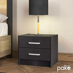 Κομοδίνο Olympus Pakoworld Χρώμα Wenge 47,5x40,5x40,5εκ.