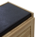 Παπουτσοθήκη-Σκαμπό Crispy Pakoworld 9 Ζεύγων Χρώμα Sonoma με Μαξιλάρι 94x34,5x60εκ