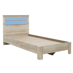 Κρεβάτι Παιδικό Looney Pakoworld σε Χρώμα Castillo-Μπλε 100x200εκ