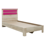 Κρεβάτι Παιδικό Looney Pakoworld σε Χρώμα Castillo-ροζ 100x200εκ