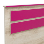 Κρεβάτι Παιδικό Looney Pakoworld σε Χρώμα Castillo-ροζ 100x200εκ