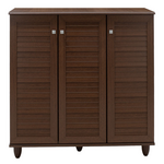 Παπουτσοθήκη-Ντουλάπι Santo Pakoworld 16  Ζεύγων Χρώμα Καρυδί 89,5x34,5x91,5εκ