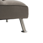 Καναπές-Κρεβάτι Rebel Pakoworld 3θέσιος με Ύφασμα Γκρι 189x92x82εκ